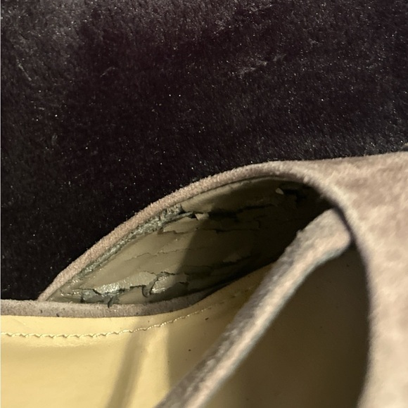 BCBGeneration Brown Suede‎ Pumps with ankle strap and spikes. - Picture 7 of 7